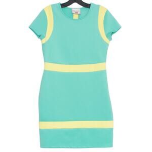 NWOT Romeo & Juliet Womens Dress Sheath Retro Mod Pop Art Minimalist Mini Medium